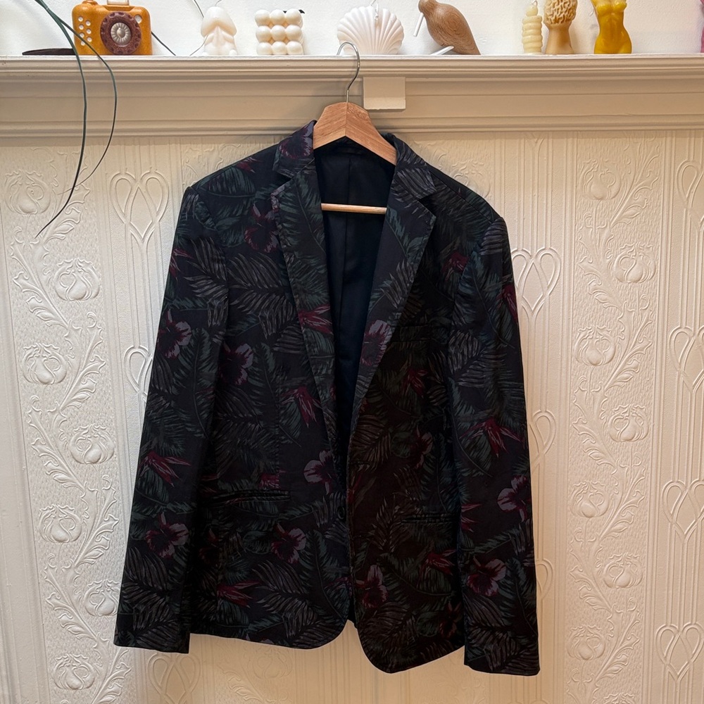 Simons Dark Floral Blazer